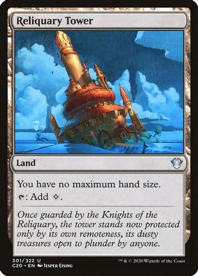 Reliquary Tower Commander 2020 Magic card