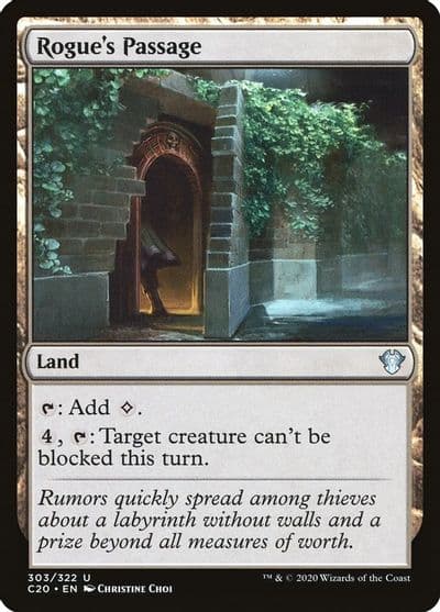 Rogues Passage Commander 2020 Magic card