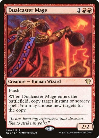 Dualcaster Mage Commander 2020 Magic card