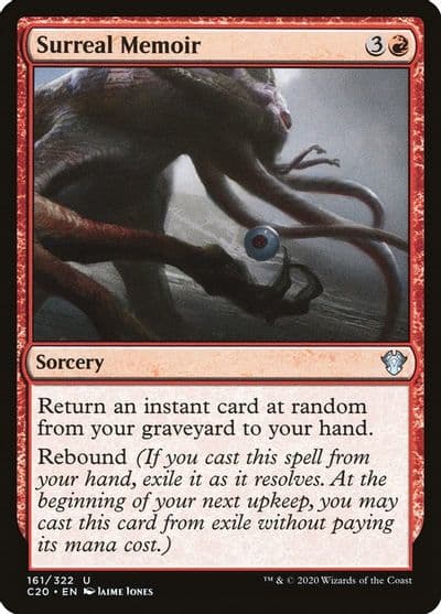 Surreal Memoir Commander 2020 Magic card