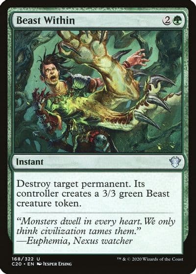 Beast Within Commander 2020 Magic card