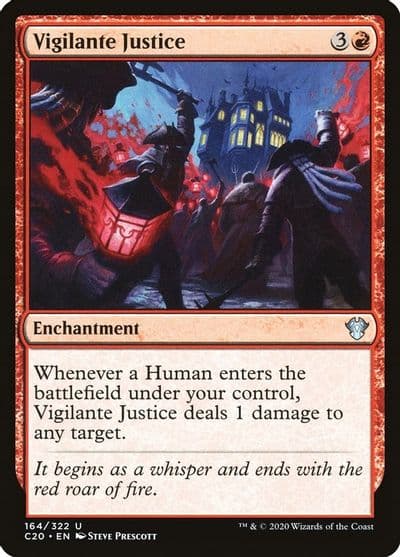 Vigilante Justice Commander 2020 Magic card