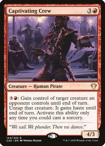 Captivating Crew Commander 2020 Magic card