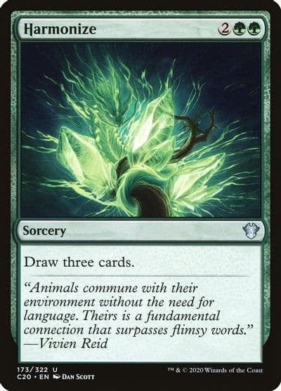 Harmonize Commander 2020 Magic card