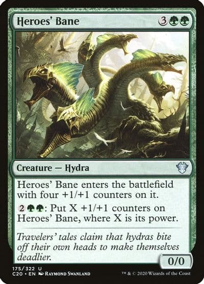 Heroes Bane Commander 2020 Magic card