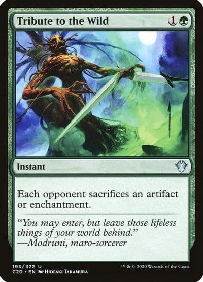 Tribute to the Wild Commander 2020 Magic card