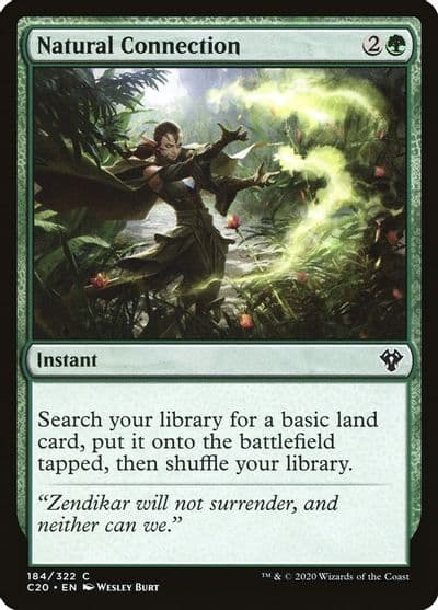 Natural Connection Commander 2020 Magic card