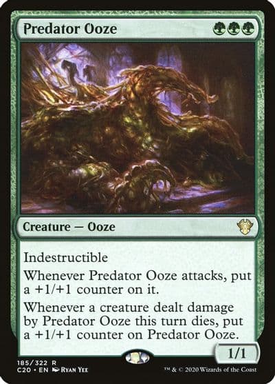 Predator Ooze Commander 2020 Magic card