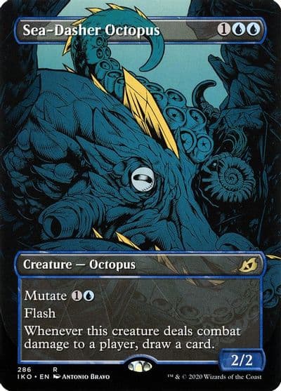 Sea Dasher Octopus Showcase Ikoria: Lair of Behemoths Magic card