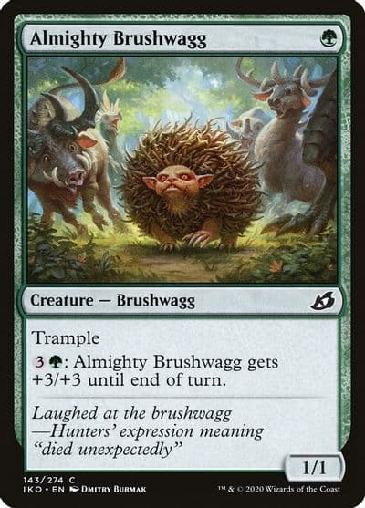 Almighty Brushwagg Ikoria: Lair of Behemoths Magic card