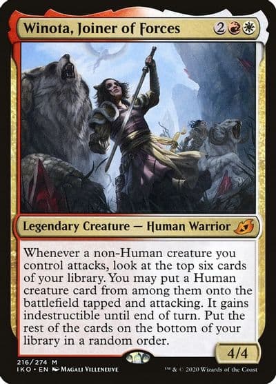 Winota Joiner of Forces Ikoria: Lair of Behemoths Magic card