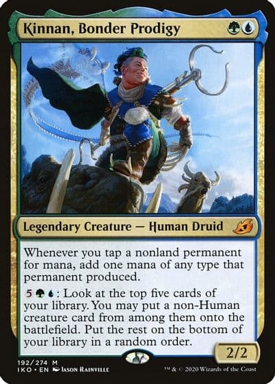 Kinnan Bonder Prodigy Ikoria: Lair of Behemoths Magic card