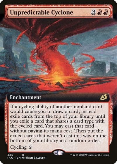 Unpredictable Cyclone Extended Art Ikoria: Lair of Behemoths Magic card