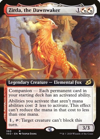 Zirda the Dawnwaker Extended Art Ikoria: Lair of Behemoths Magic card