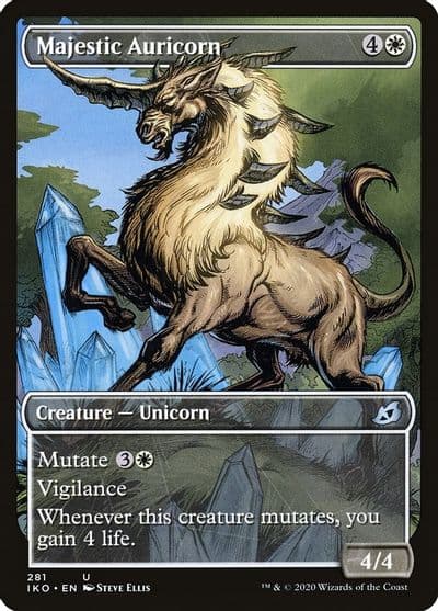 Majestic Auricorn Showcase Ikoria: Lair of Behemoths Magic card