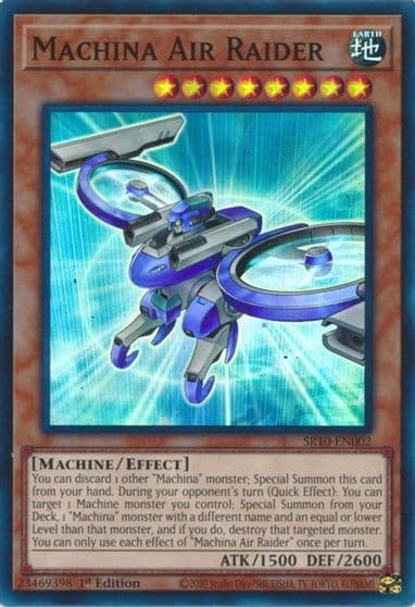 Machina Air Raider Structure Deck: Mechanized Madness Yu-Gi-Oh! card