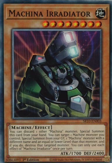 Machina Irradiator Structure Deck: Mechanized Madness Yu-Gi-Oh! card