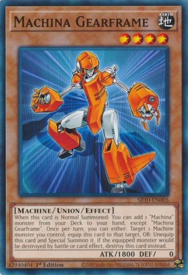 Machina Gearframe Structure Deck: Mechanized Madness Yu-Gi-Oh! card