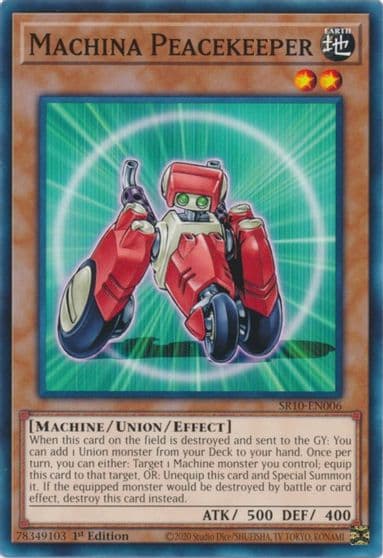 Machina Peacekeeper Structure Deck: Mechanized Madness Yu-Gi-Oh! card