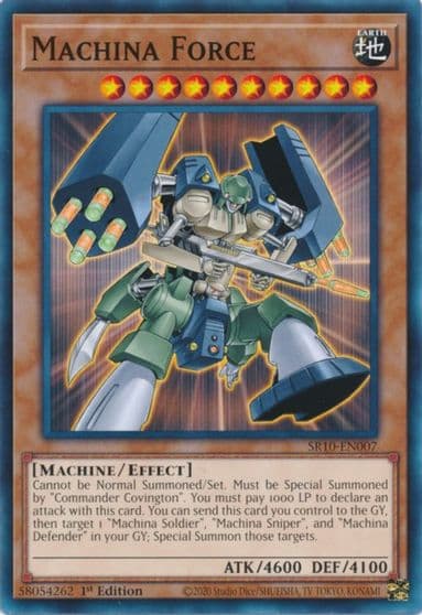 Machina Force Structure Deck: Mechanized Madness Yu-Gi-Oh! card