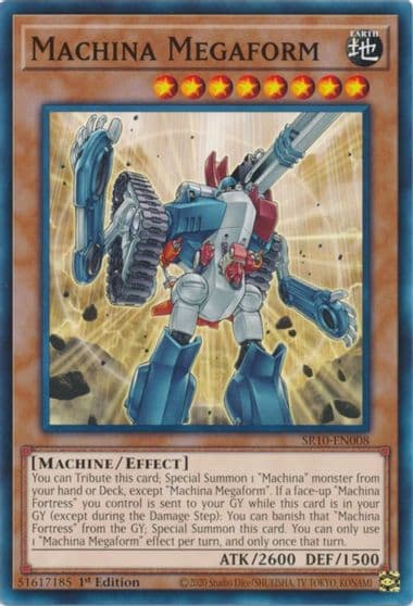 Machina Megaform Structure Deck: Mechanized Madness Yu-Gi-Oh! card