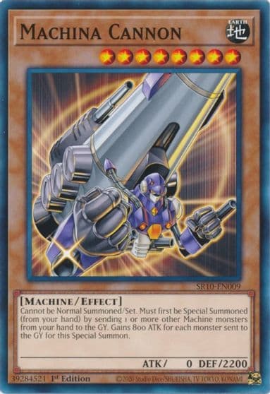 Machina Cannon Structure Deck: Mechanized Madness Yu-Gi-Oh! card