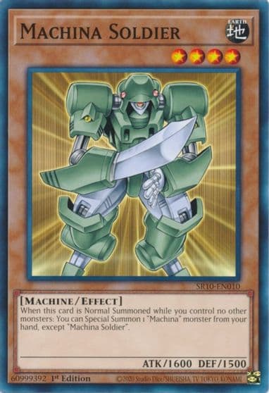 Machina Soldier Structure Deck: Mechanized Madness Yu-Gi-Oh! card