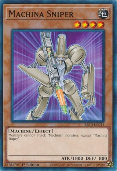Machina Sniper Structure Deck: Mechanized Madness Yu-Gi-Oh! card