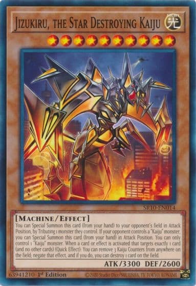 Jizukiru the Star Destroying Kaiju Structure Deck: Mechanized Madness Yu-Gi-Oh! card