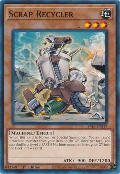 Scrap Recycler Structure Deck: Mechanized Madness Yu-Gi-Oh! card