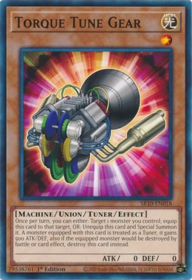 Torque Tune Gear Structure Deck: Mechanized Madness Yu-Gi-Oh! card