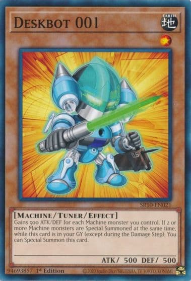 Deskbot 001 Structure Deck: Mechanized Madness Yu-Gi-Oh! card