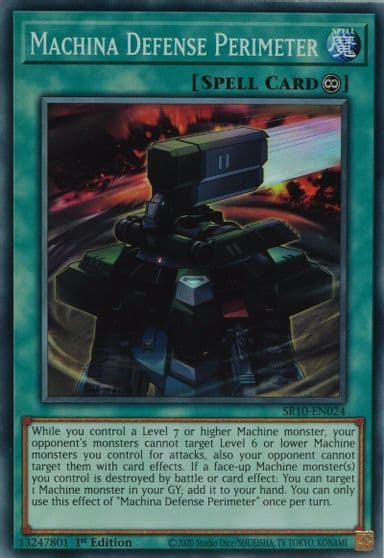 Machina Defense Perimeter Structure Deck: Mechanized Madness Yu-Gi-Oh! card