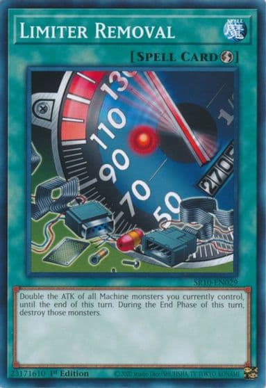 Limiter Removal Structure Deck: Mechanized Madness Yu-Gi-Oh! card