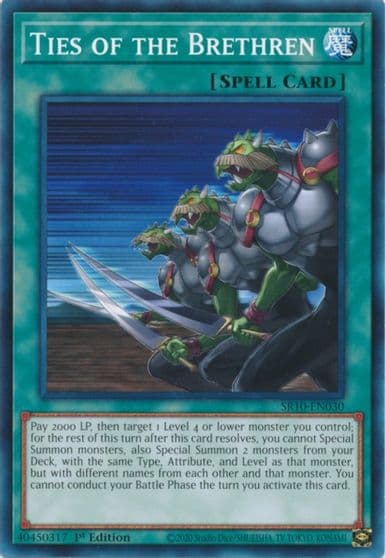Ties of the Brethren Structure Deck: Mechanized Madness Yu-Gi-Oh! card