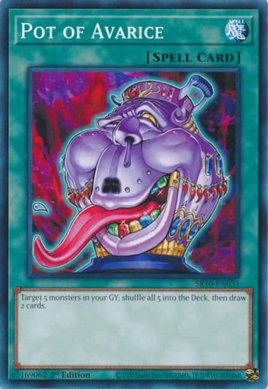 Pot of Avarice Structure Deck: Mechanized Madness Yu-Gi-Oh! card