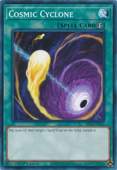 Cosmic Cyclone Structure Deck: Mechanized Madness Yu-Gi-Oh! card