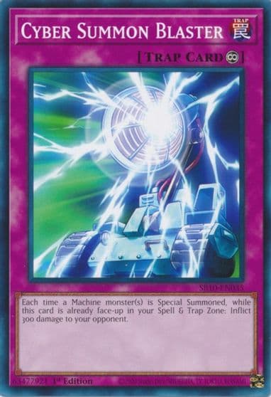 Cyber Summon Blaster Structure Deck: Mechanized Madness Yu-Gi-Oh! card