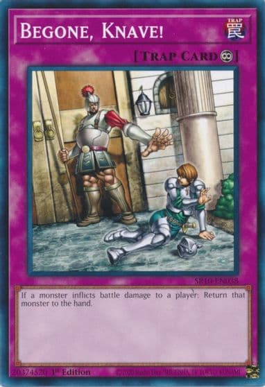 Begone Knave Structure Deck: Mechanized Madness Yu-Gi-Oh! card