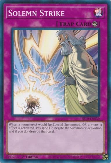 Solemn Strike Structure Deck: Mechanized Madness Yu-Gi-Oh! card