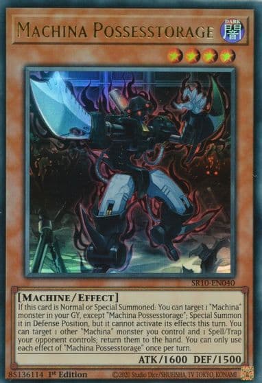 Machina Possesstorage Structure Deck: Mechanized Madness Yu-Gi-Oh! card