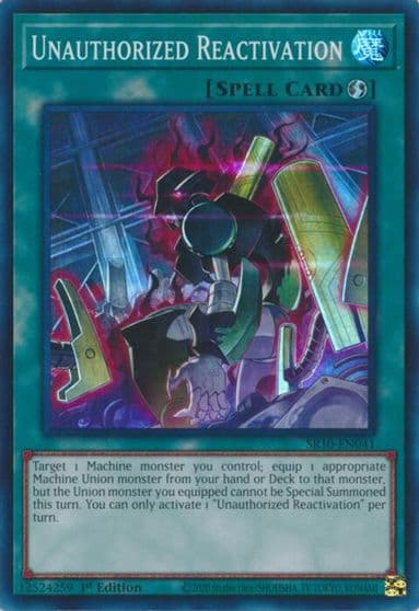 Unauthorized Reactivation Structure Deck: Mechanized Madness Yu-Gi-Oh! card