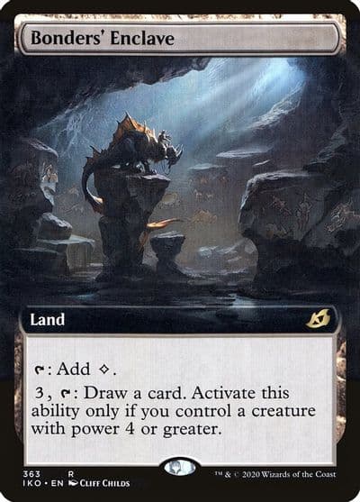 Bonders Enclave Extended Art Ikoria: Lair of Behemoths Magic card