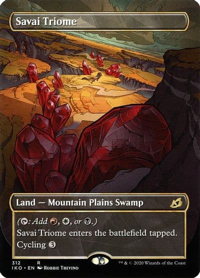 Savai Triome Showcase Ikoria: Lair of Behemoths Magic card