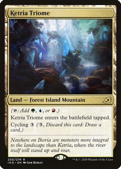 Ketria Triome Ikoria: Lair of Behemoths Magic card