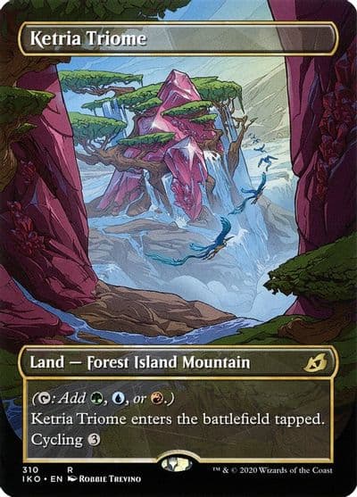 Ketria Triome Showcase Ikoria: Lair of Behemoths Magic card