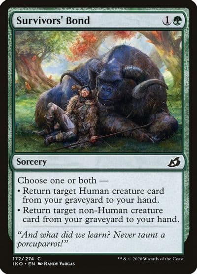 Survivors Bond Ikoria: Lair of Behemoths Magic card