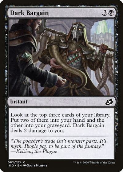 Dark Bargain Ikoria: Lair of Behemoths Magic card