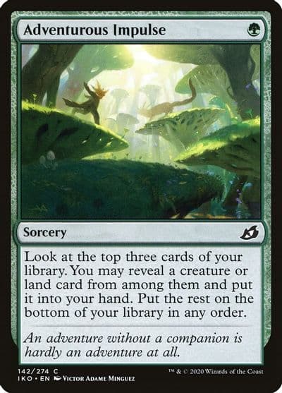 Adventurous Impulse Ikoria: Lair of Behemoths Magic card