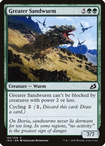 Greater Sandwurm Ikoria: Lair of Behemoths Magic card
